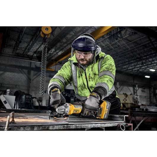 DEWALT DCG410VSB 20V MAX* XR® Brushless Cordless 4-1/2 in. - 5 in. Variable Speed Paddle Switch Grinder (Tool Only)