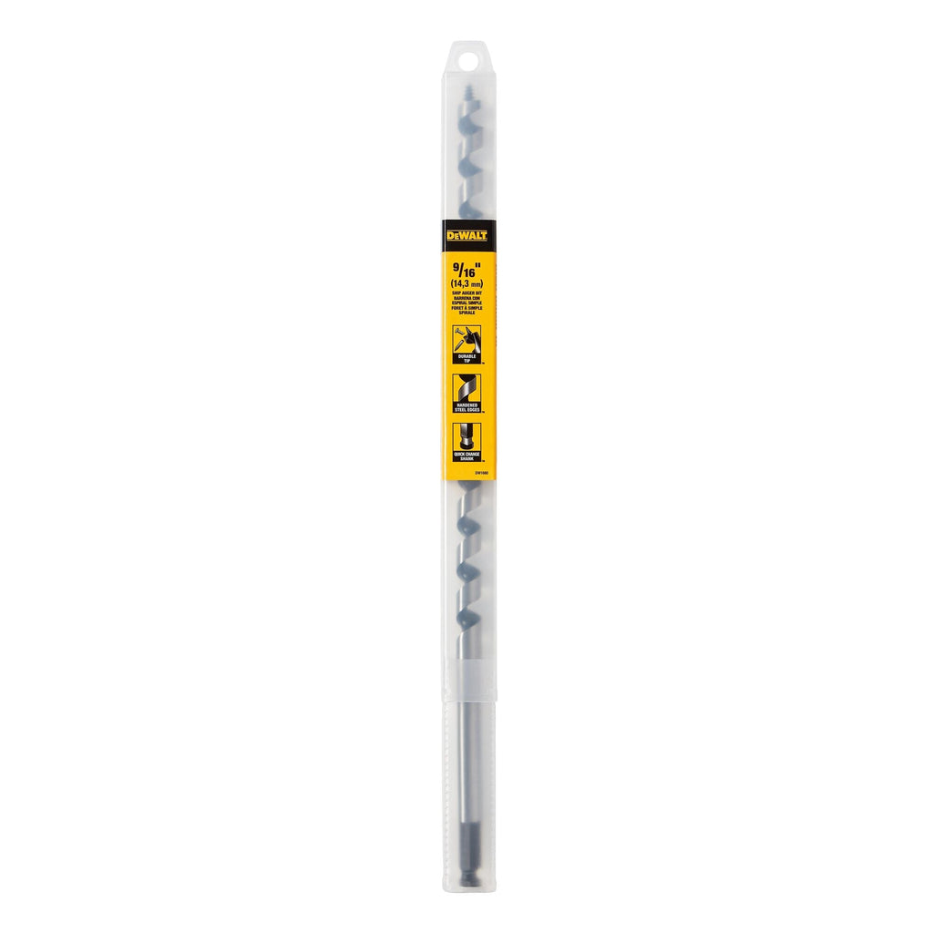 DeWalt DW1692 Drill Bit, Ship Auger, 1-1/2 Inch X 17 Inch