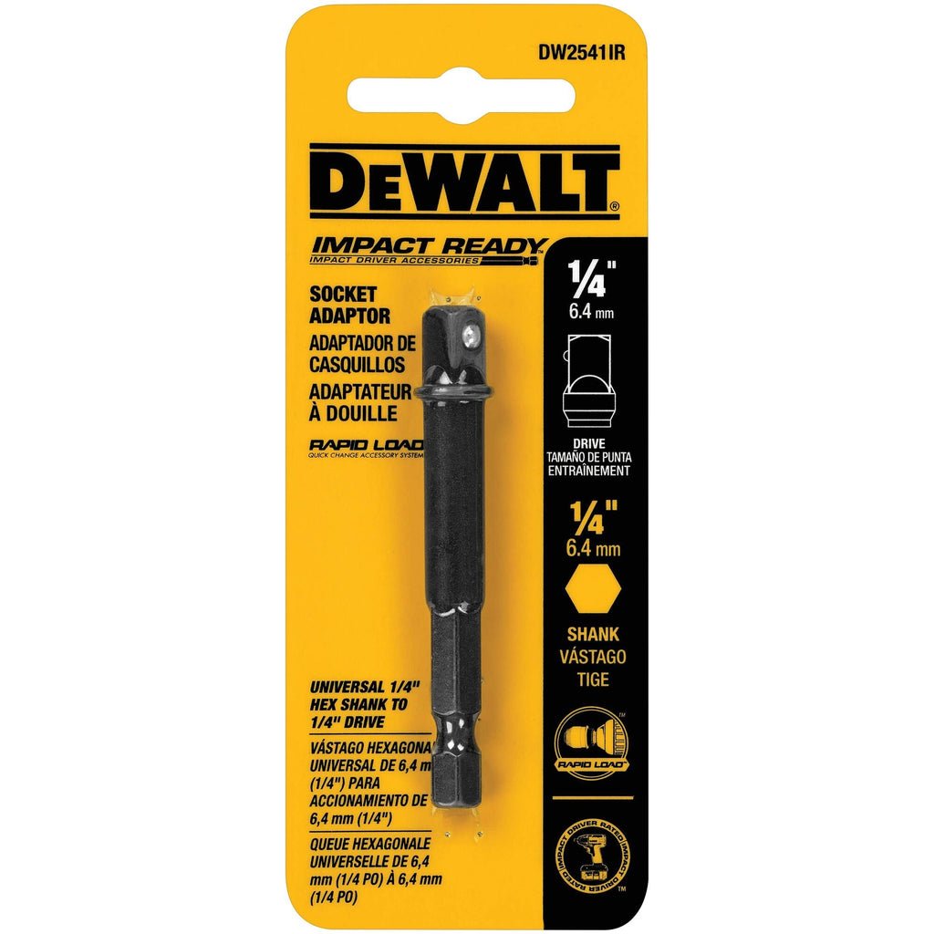 DeWalt DW2547IR G 1/4" Hex Shank To 1/2" Socket Adaptor