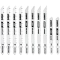 DeWalt DW3741C Jigsaw Blades Set With Case T-Shank 10-Piece