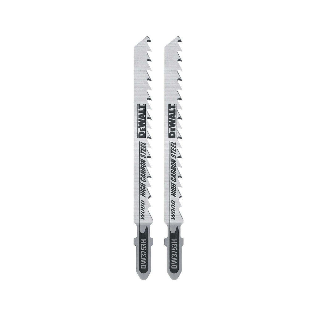 DeWalt DW3762H 4-Inch 10Tpi Laminate Down Cutting Hsc T-Shank Jig Saw Blade (5-Pack)