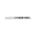DeWalt DW3776-5 Jigsaw Blades Thin Metal Cutting T-Shank 3-Inch 24-Tpi 5-Pack