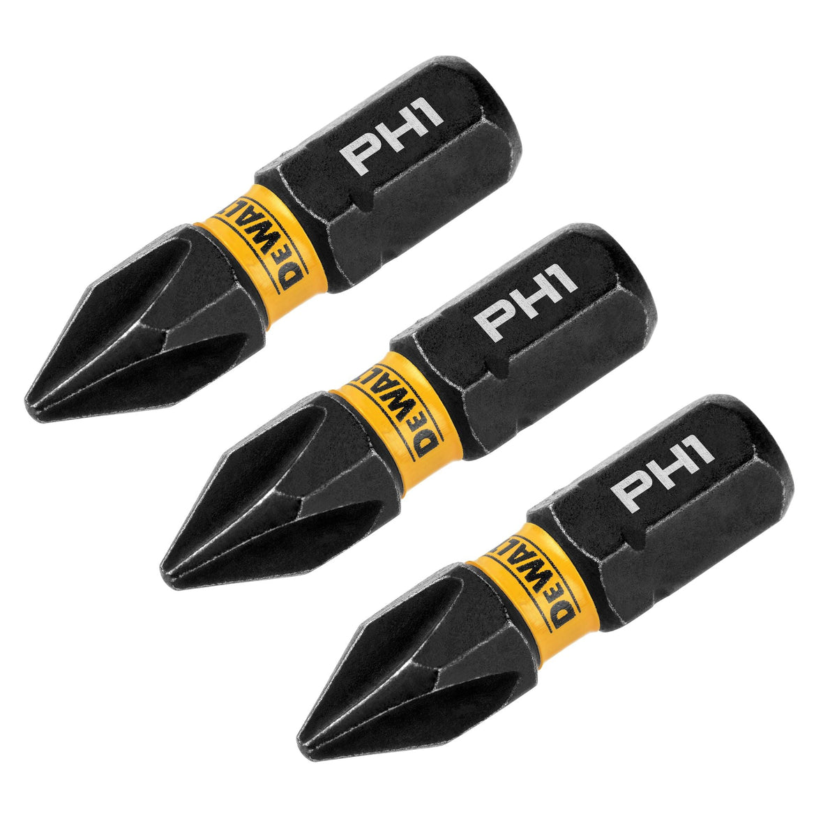 DeWalt DWAF1PH1IR3 1In Phillips #1 Flextorq 3Pk