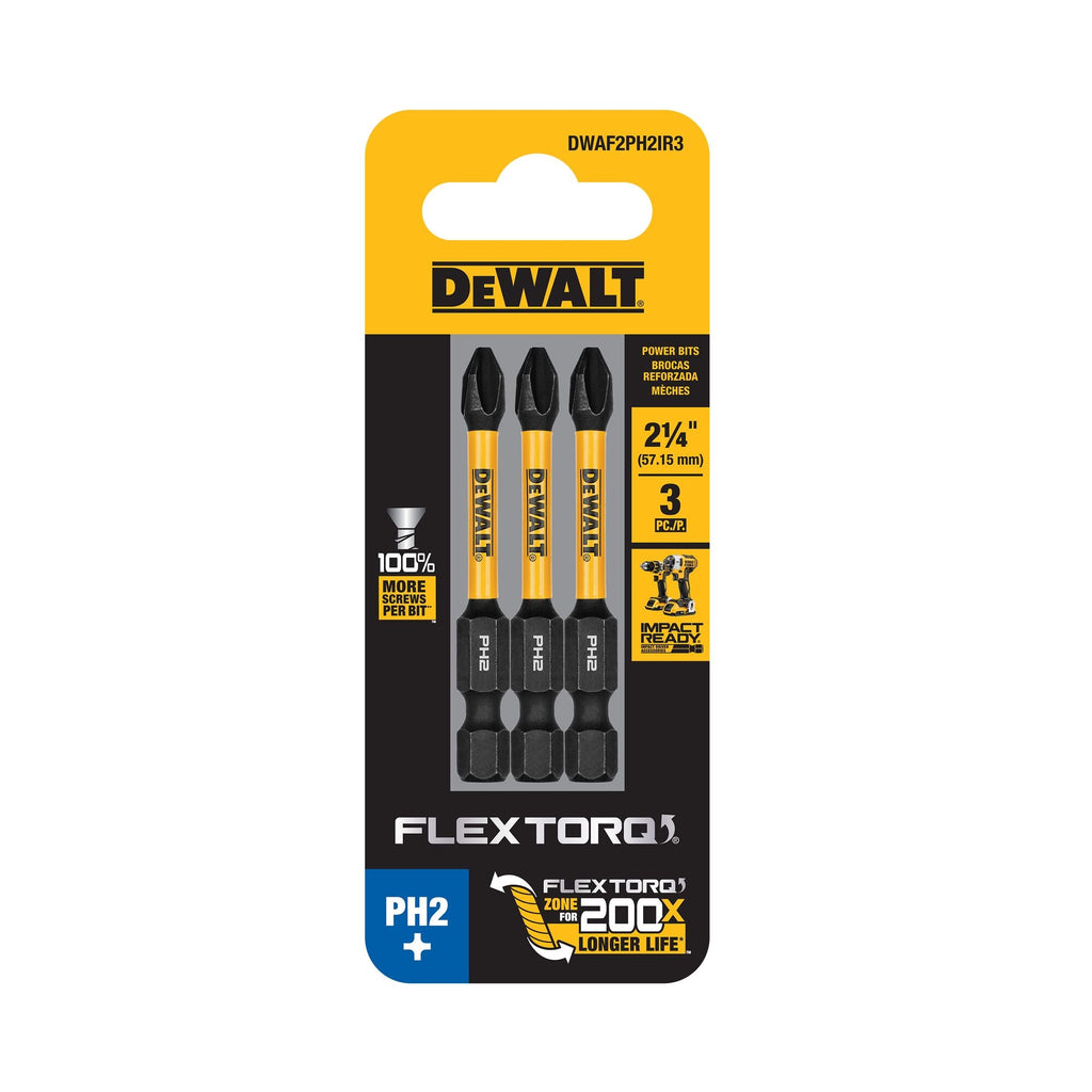 DeWalt DWAF2TX20IR3 2.25In Torx T20 Flextorq 3Pk