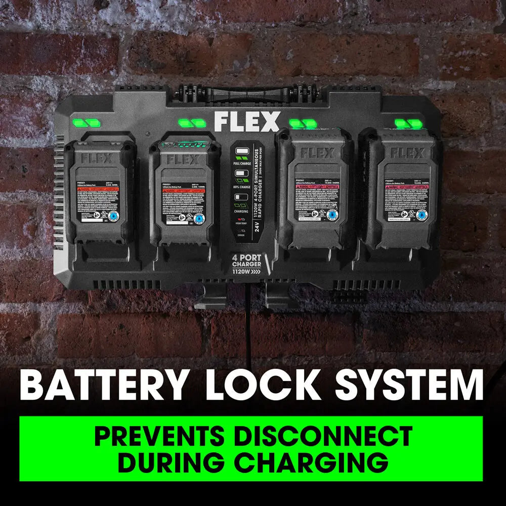 FLEX FX0451-Z 1120W 4-Port Simultaneous Rapid Charger