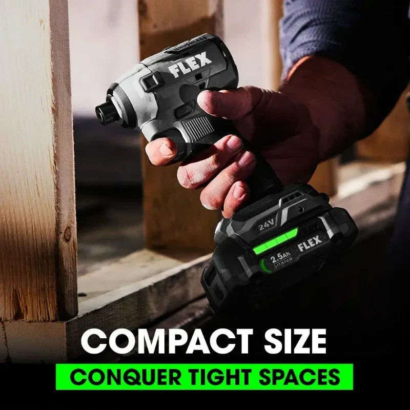 FLEX FX1351-2A 24V Impact Driver Kit