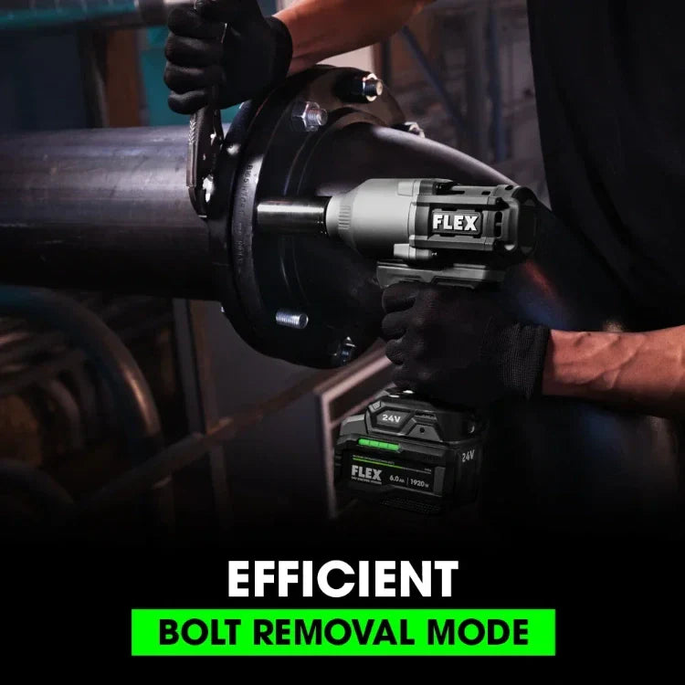 FLEX FX1471-1C 1/2" High Torque Impact Wrench Kit (1x5.0Ah Battery+160W Charger)