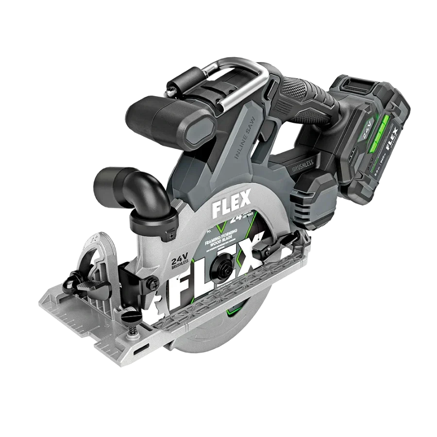 FLEX FX2131A-1C 6-1/2" In-Line Circular Saw Kit
