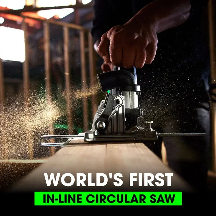 FLEX FX2131A-1C 6-1/2" In-Line Circular Saw Kit