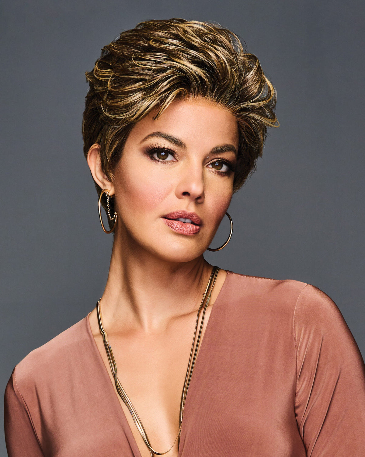 Gabor Out the Door Wig, GF119 Silver & Smoke