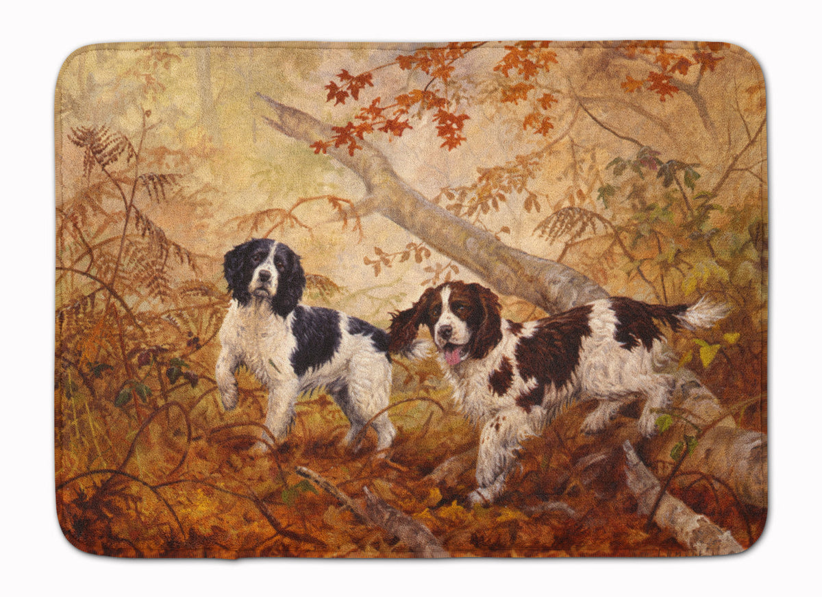 Springer Spaniels by Elizabeth Halstead Memory Foam Kitchen Mat Machine Washable Anti-Fatigue Cushion Comfort Bath or Kitchen Rug