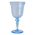 Acrylic Wine Glass - Mint - Bubble Design