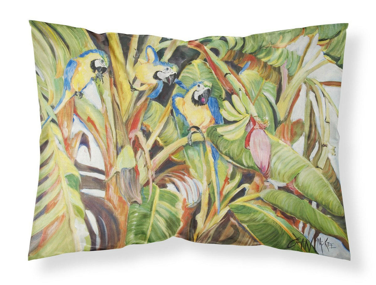 Three Blue Parrots Standard Pillowcase Lightweight Super Soft Easy Care Decorative Artwork Pillowcase, Standard