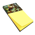 Mandarin Pheasant Watercolor Sticky Note Holder Refillable Dispenser Desk Accessory 3x3 Pad Gift