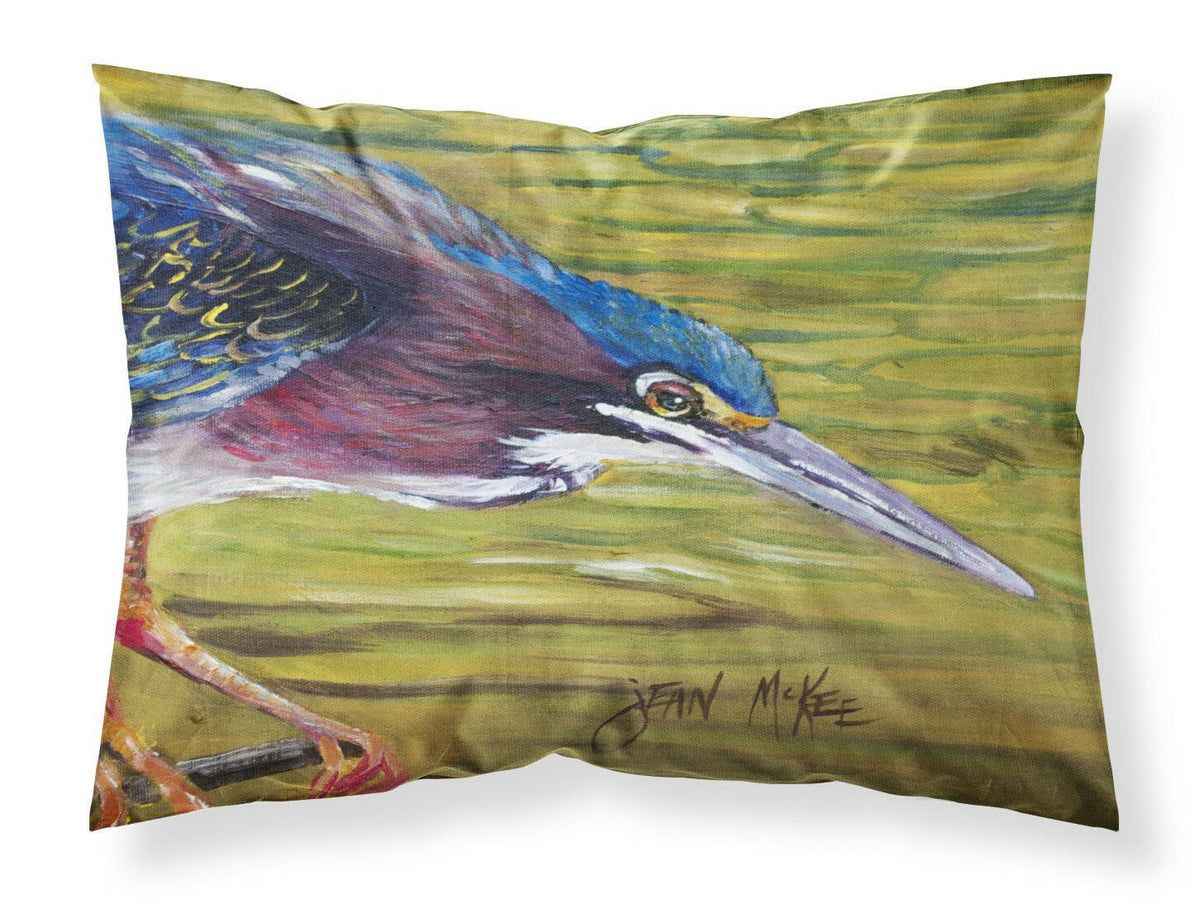Green Heron Standard Pillowcase Lightweight Super Soft Easy Care Decorative Artwork Pillowcase, Standard