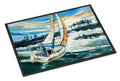 Sailboats on Lake Martin Doormat Indoor Outdoor 24H X 36W Front Door Mat Rugs for Entryway, Non Slip Washable Low Pile,