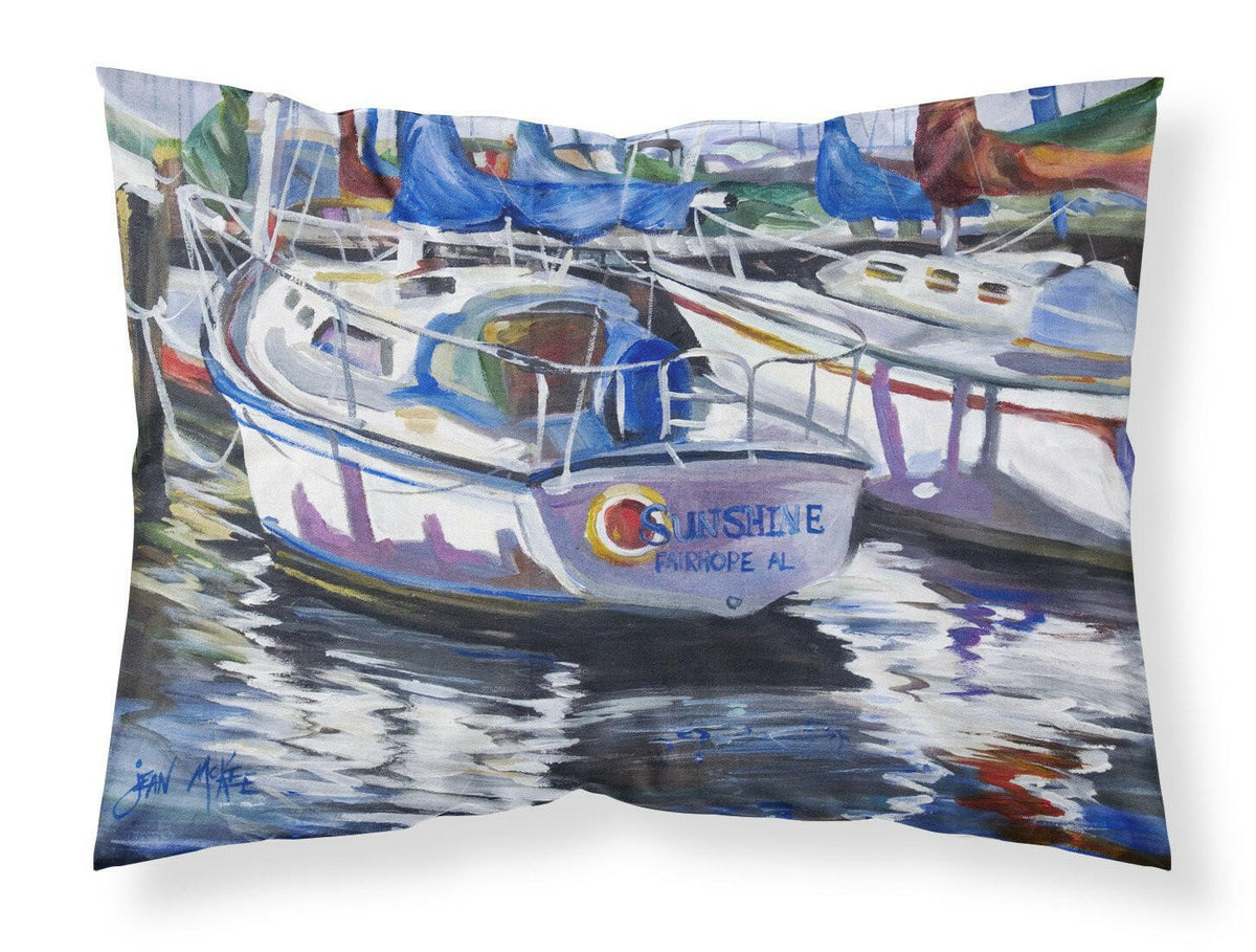 Sunshine Sailboat Standard Pillowcase Lightweight Super Soft Easy Care Decorative Artwork Pillowcase, Standard