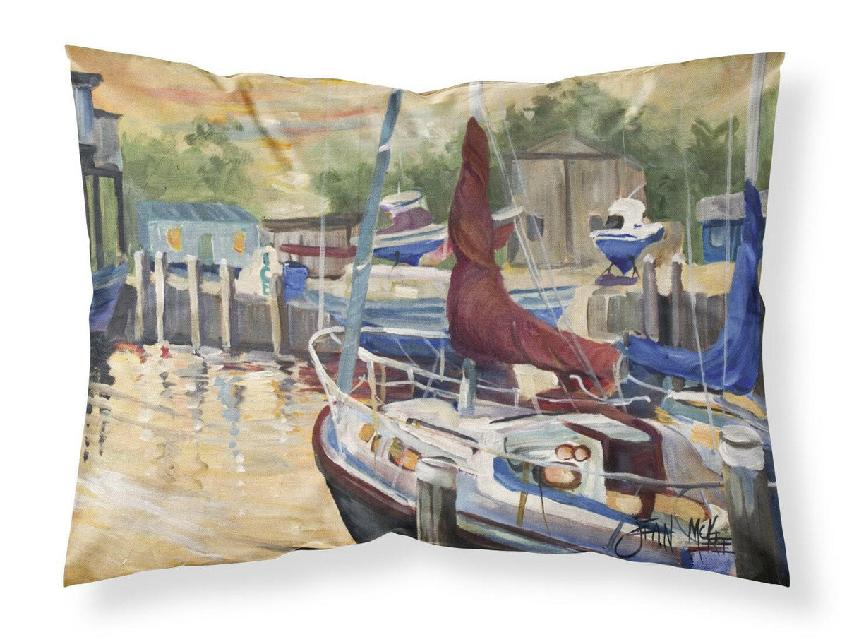 New Sunset Bay Sailboat Standard Pillowcase Lightweight Super Soft Easy Care Decorative Artwork Pillowcase, Standard