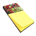 Red Poppies Watercolor Sticky Note Holder Refillable Dispenser Desk Accessory 3x3 Pad Gift