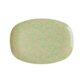 Melamine Small Rectangular Plate | Pink Flower Field Print