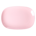Large Melamine Rectangular Plate - Soft Pink
