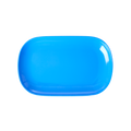 Small Melamine Rectangular Plate - Sky Blue