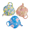Melamine Tea Bag Plate - Flower Me Happy. Set of 3