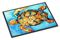 Sand Dance Turtle Doormat Indoor Outdoor 24H X 36W Front Door Mat Rugs for Entryway, Non Slip Washable Low Pile,