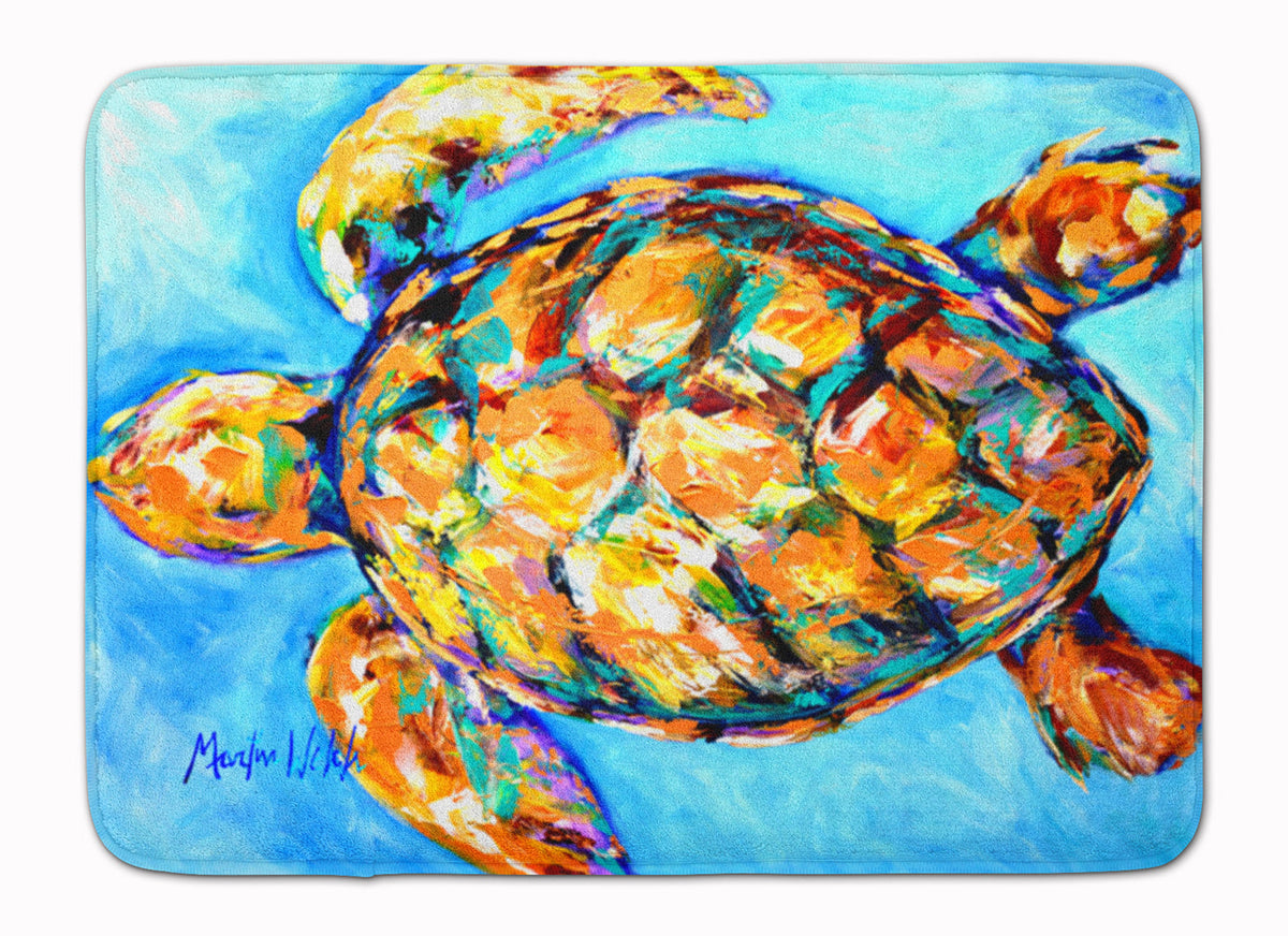 Sand Dance Turtle Memory Foam Kitchen Mat Machine Washable Anti-Fatigue Cushion Comfort Bath or Kitchen Rug