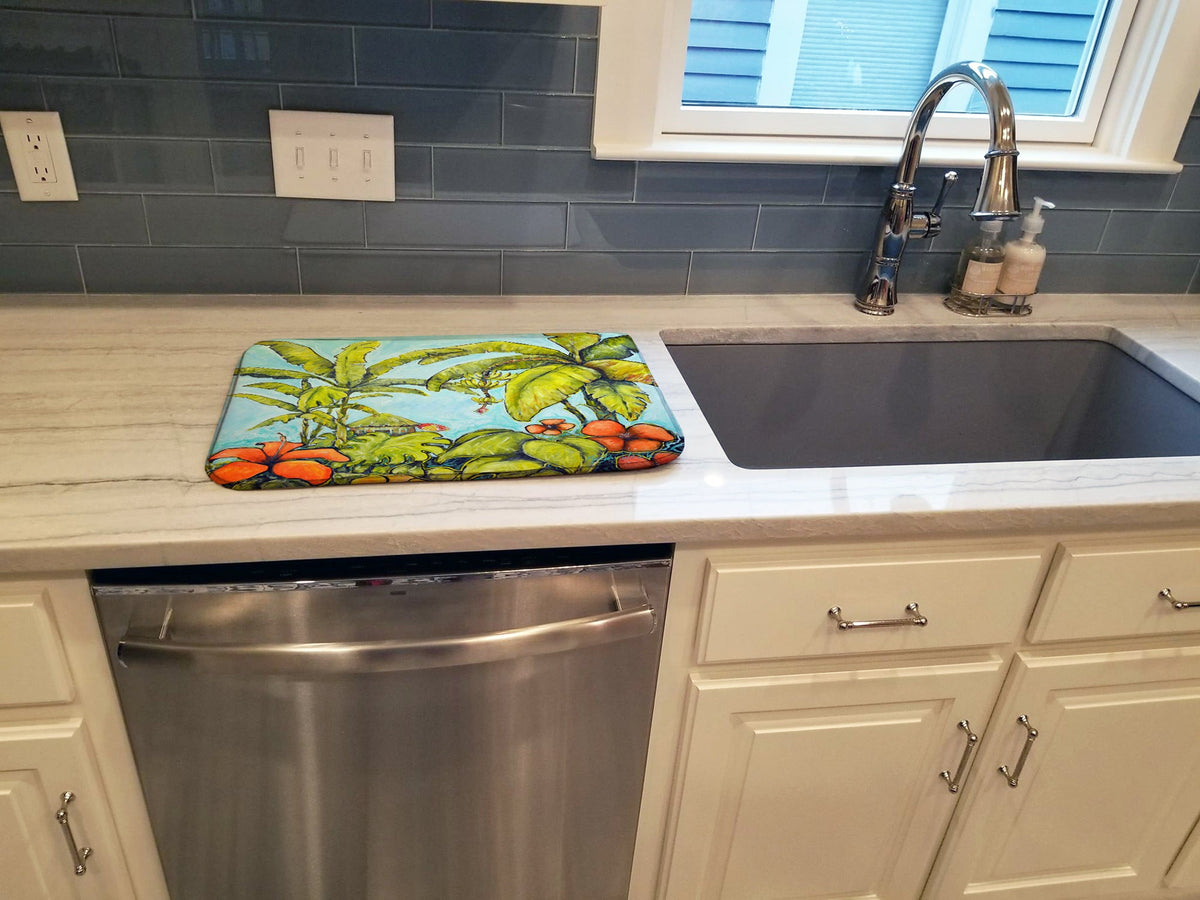 Banana Cabana Dish Drying Mat Absorbent Dish Drying Mat Pad for Kitchen Counter Dish Drainer Mat for Countertop, 14 x 21", Multicolor