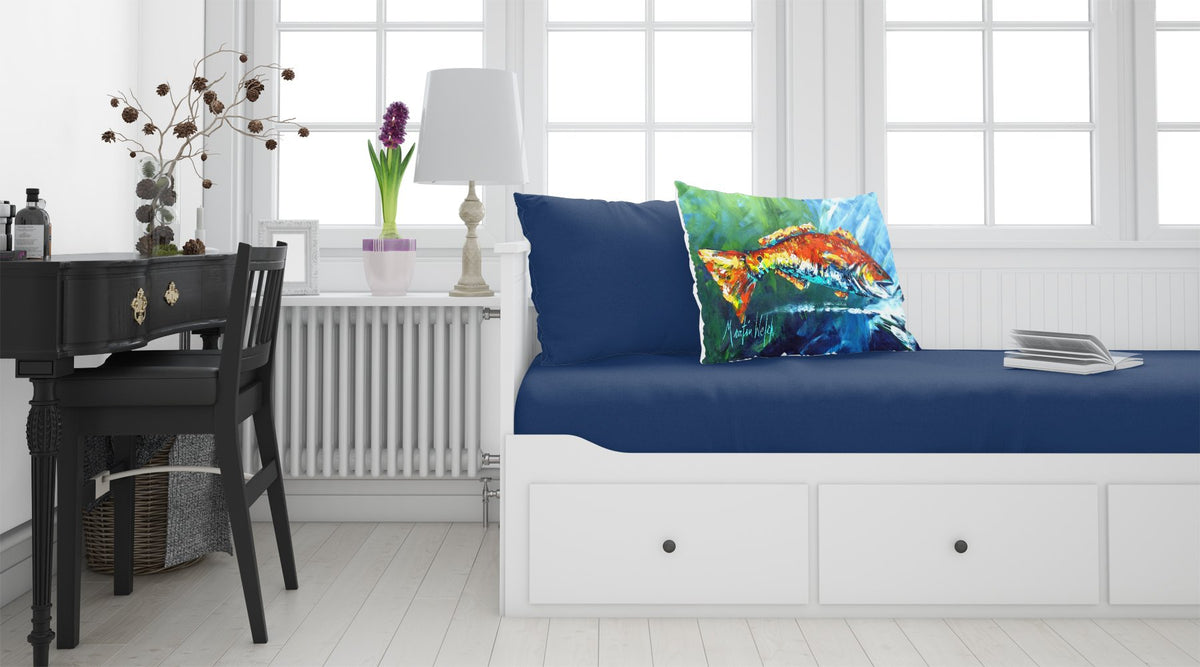 Break Through Red Fish Standard Pillowcase Lightweight Super Soft Easy Care Decorative Artwork Pillowcase, Standard