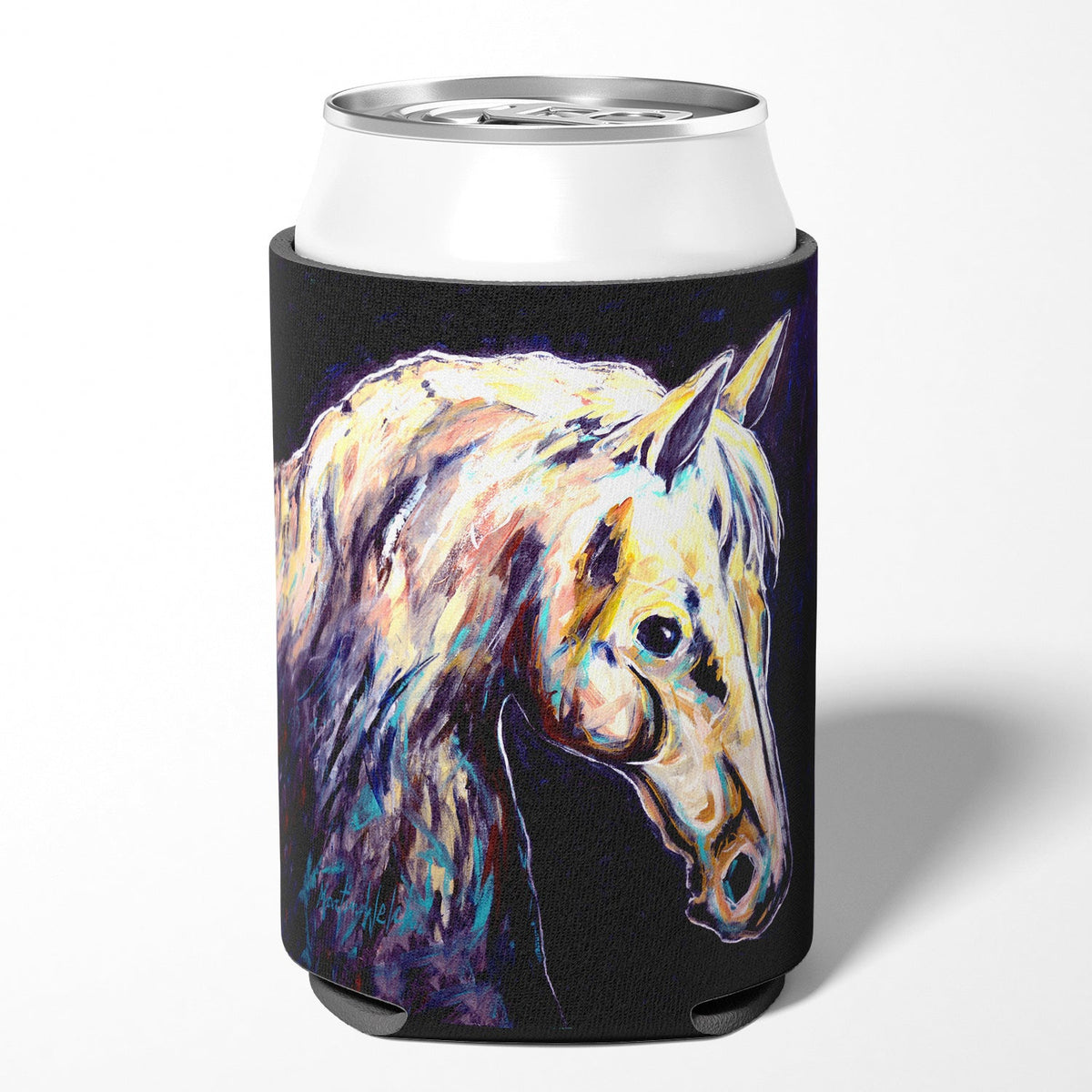 Knight Horse Can or Bottle Hugger Cooler Sleeve for Standard 12 oz Cans, Insulated Foam Beer & Soda Can Hugger Reusable