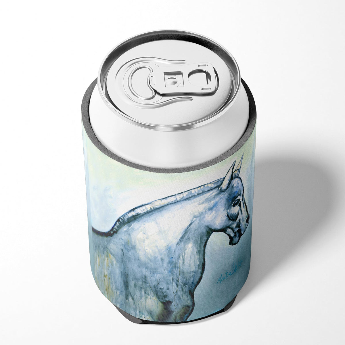 Noble Horse Can or Bottle Hugger Cooler Sleeve for Standard 12 oz Cans, Insulated Foam Beer & Soda Can Hugger Reusable