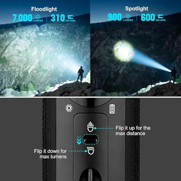 OLIGHT MARAUDERMINIBK Marauder Mini Powerful LED Flashlight With RGB - Black