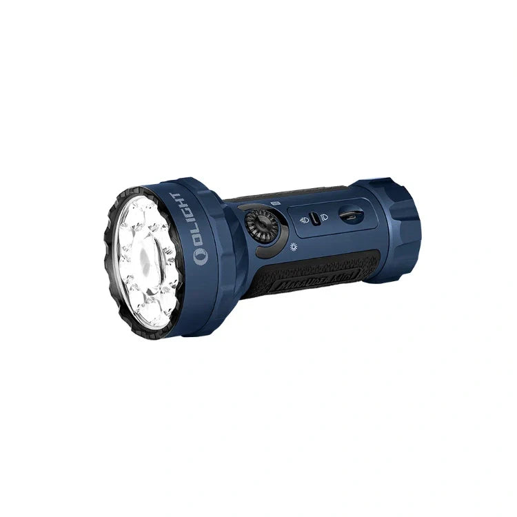 OLIGHT MARAUDERMINIMNBU Marauder Mini Powerful LED Flashlight With RGB - Midnight Blue
