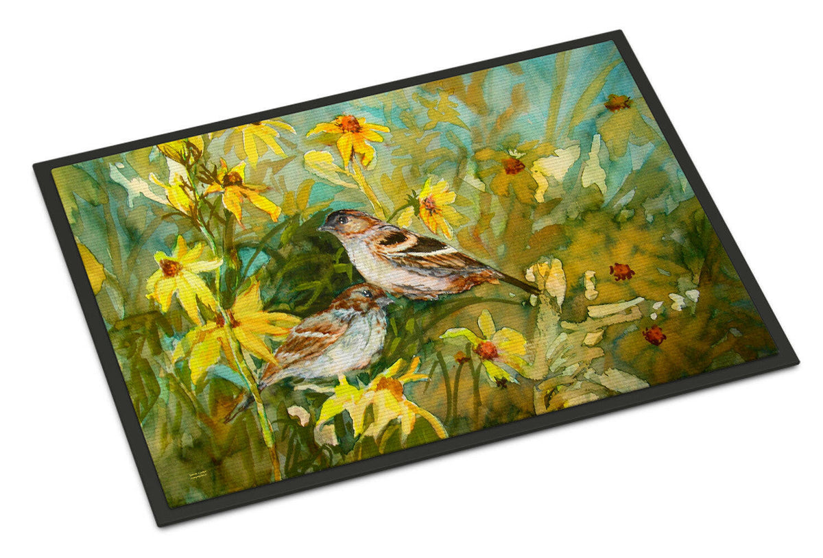 Sparrows in the Field Doormat Indoor Outdoor 18H X 27W Front Door Mat Rugs for Entryway, Non Slip Washable