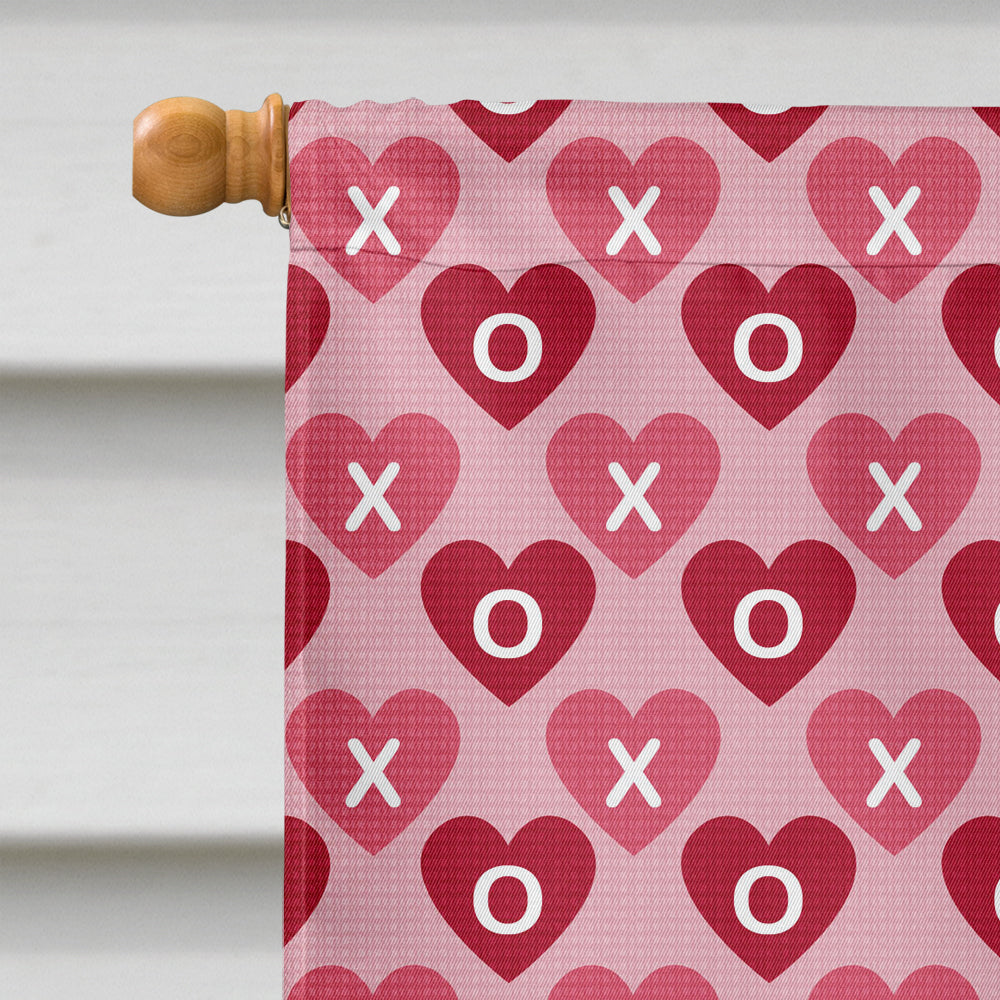 Goat Hearts and Love House Flag 28x40 Porch Sleeve Pole Decorative Outside Yard Banner Artwork Wall Hanging, Polyester