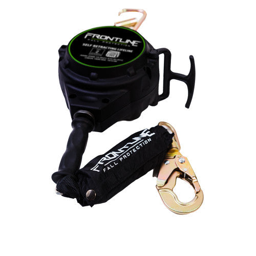 Frontline RPGCLE Leading Edge Cable Single Leg SRL with Steel Snap Hook End with Carry on Handle and Tagline 50'