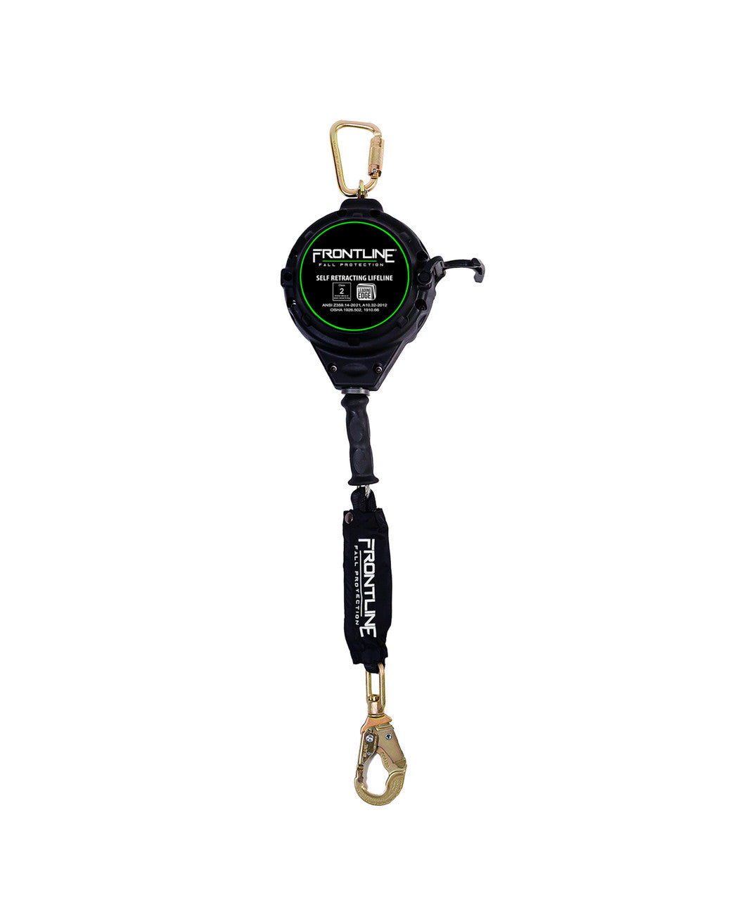 Frontline RPGCLE Leading Edge Cable Single Leg SRL with Steel Snap Hook End with Carry on Handle and Tagline 50'