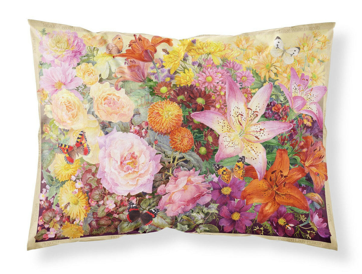 Autumn Floral by Anne Searle Standard Pillowcase Lightweight Super Soft Easy Care Decorative Artwork Pillowcase, Standard