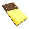 Tresspassers will be shot Watercolor Sticky Note Holder Refillable Dispenser Desk Accessory 3x3 Pad Gift