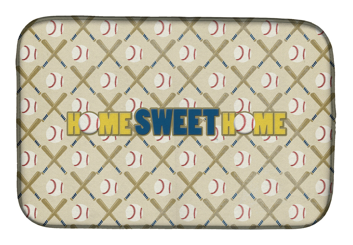 Home Sweet Home Dish Drying Mat Absorbent Dish Drying Mat Pad for Kitchen Counter Dish Drainer Mat for Countertop, 14 x 21", Multicolor