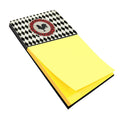 Rooster Harlequin Black and white Watercolor Sticky Note Holder Refillable Dispenser Desk Accessory 3x3 Pad Gift
