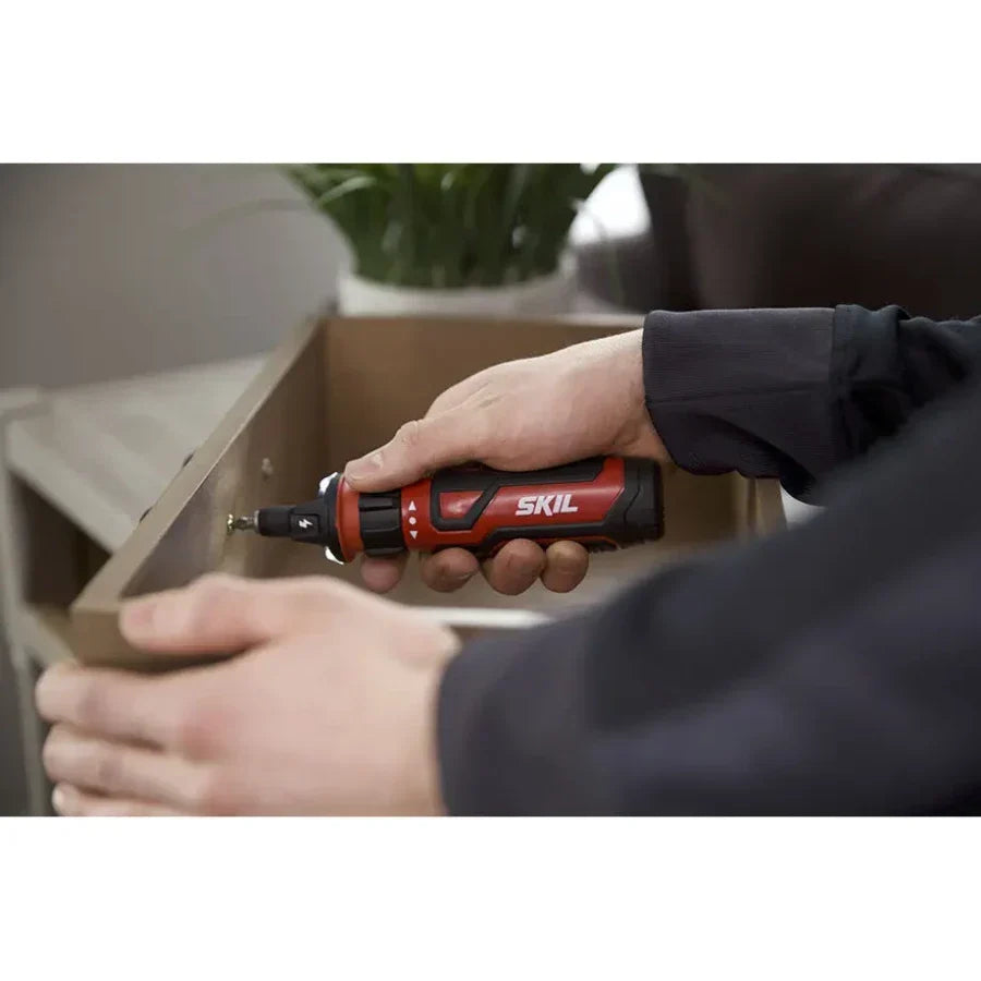 SKIL SD561204 Rechargeable Screwdriver w/ Circut Sensor & 45pc Bit Set