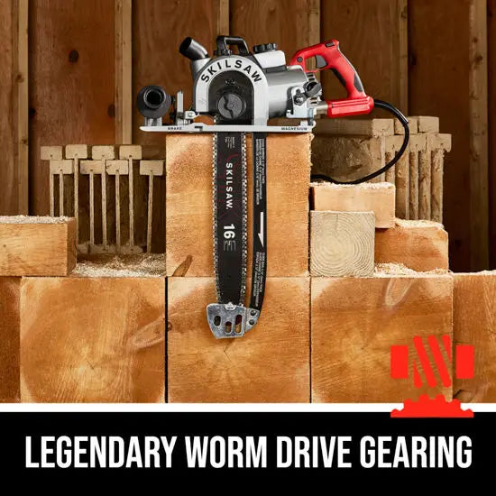 SKIL SPT55-11 16” WD Sawsquatch Carpentry Chainsaw w/ stand