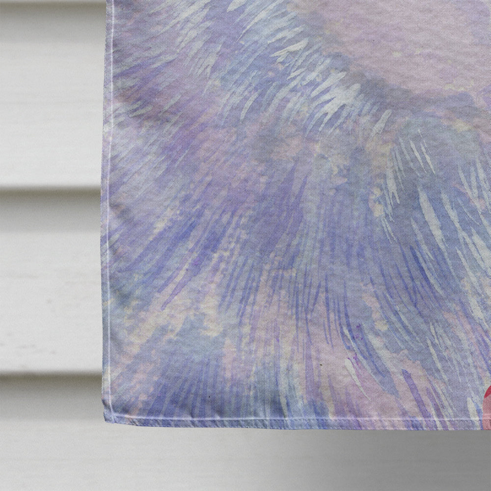 Siberian Husky Hearts Love Valentine's Day House Flag 28x40 Porch Sleeve Pole Decorative Outside Yard Banner Artwork Wall Hanging, Polyester