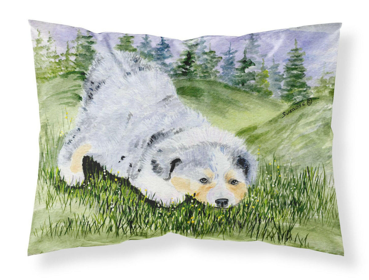 Australian Shepherd Standard Pillowcase Lightweight Super Soft Easy Care Decorative Artwork Pillowcase, Standard