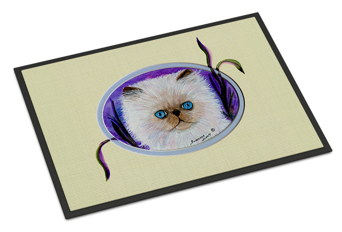 Cat Doormat Indoor Outdoor 24H X 36W Front Door Mat Rugs for Entryway, Non Slip Washable Low Pile,