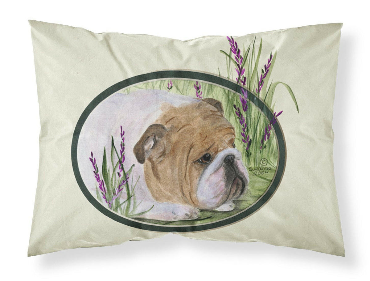 English Bulldog Standard Pillowcase Lightweight Super Soft Easy Care Decorative Artwork Pillowcase, Standard