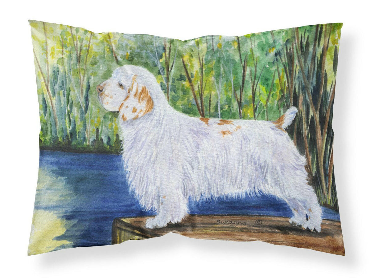Clumber Spaniel Standard Pillowcase Lightweight Super Soft Easy Care Decorative Artwork Pillowcase, Standard
